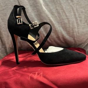 Tamara Mellon Paramour Pumps in Black Suede Size 8
